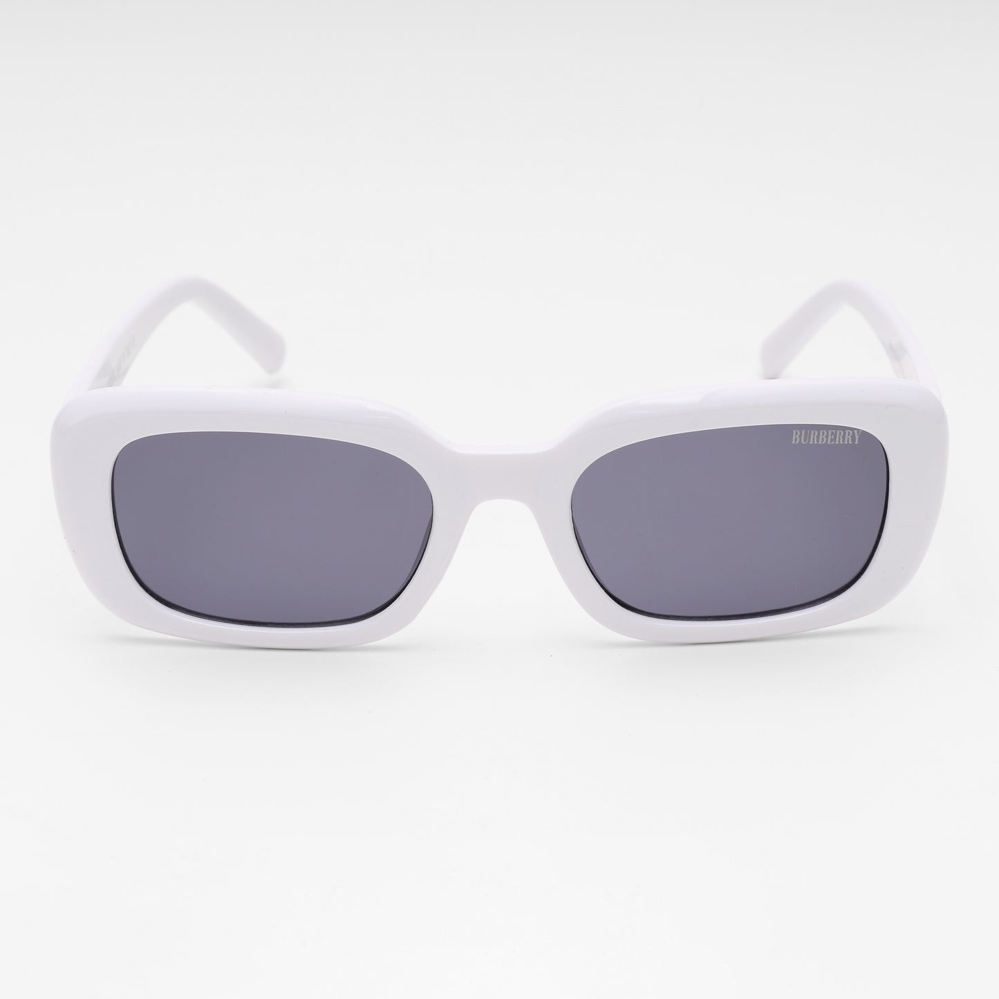 Arctic White Rectangular Sunglasses by Burberry