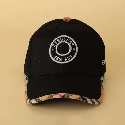 Classic Check Trim Cap – Black Luxe Edition”