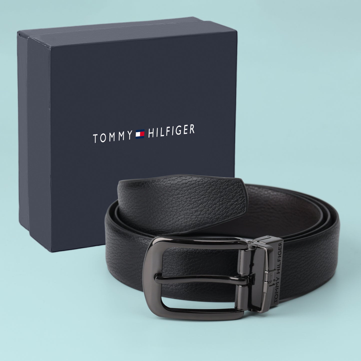 Obsidian Frame Textured Belt