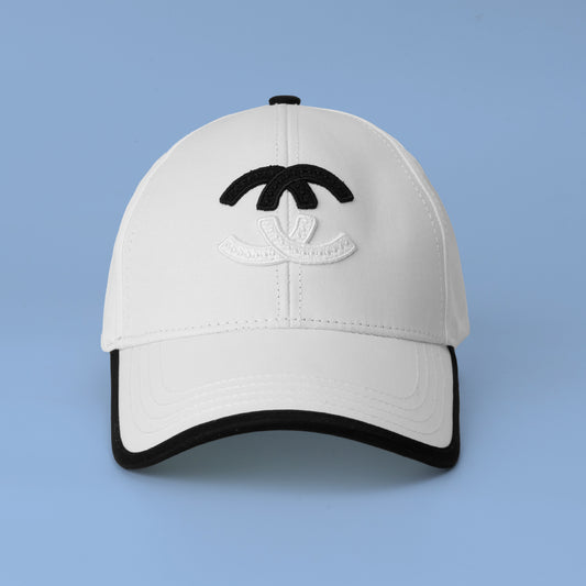 Monochrome Luxe Curve Cap