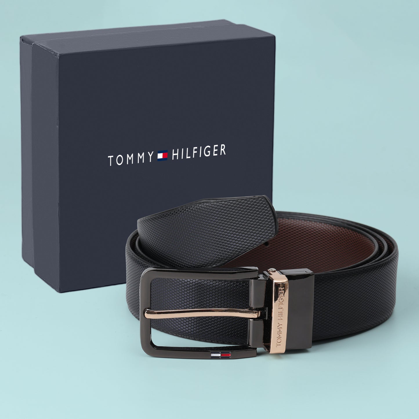 Midnight Weave Two-Tone Belt