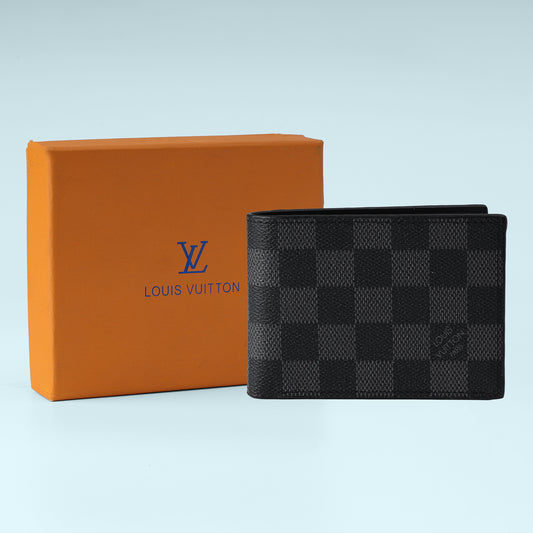 Midnight Check Bifold Wallet