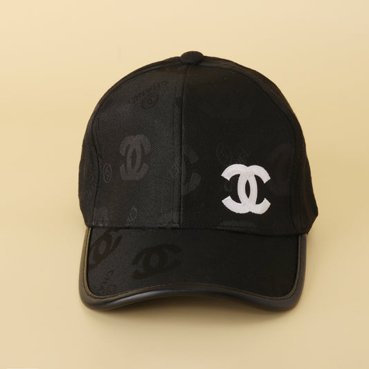 Classic Black Monogram Baseball Cap