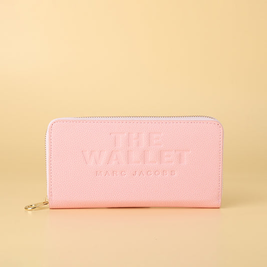 The Wallet Zip-Around in Blush Pink