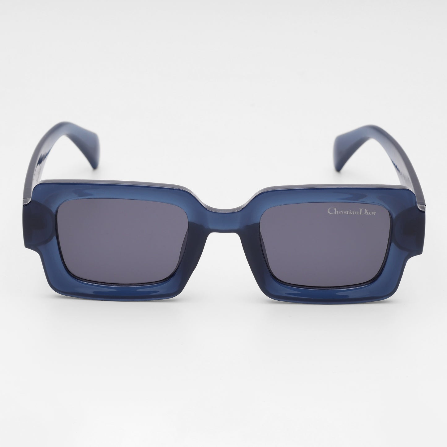 Square Blue Acetate Sunglasses