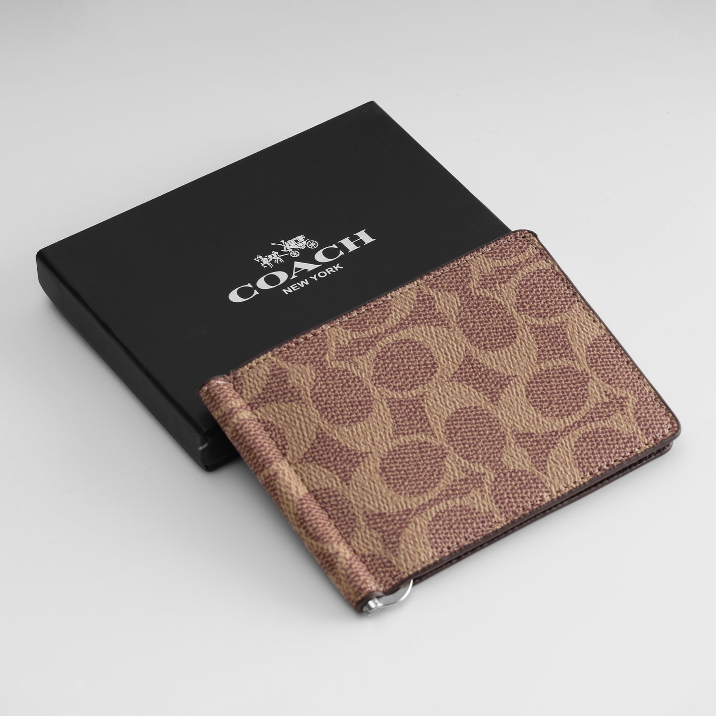 Signature Canvas  Brown Bifold Wallet