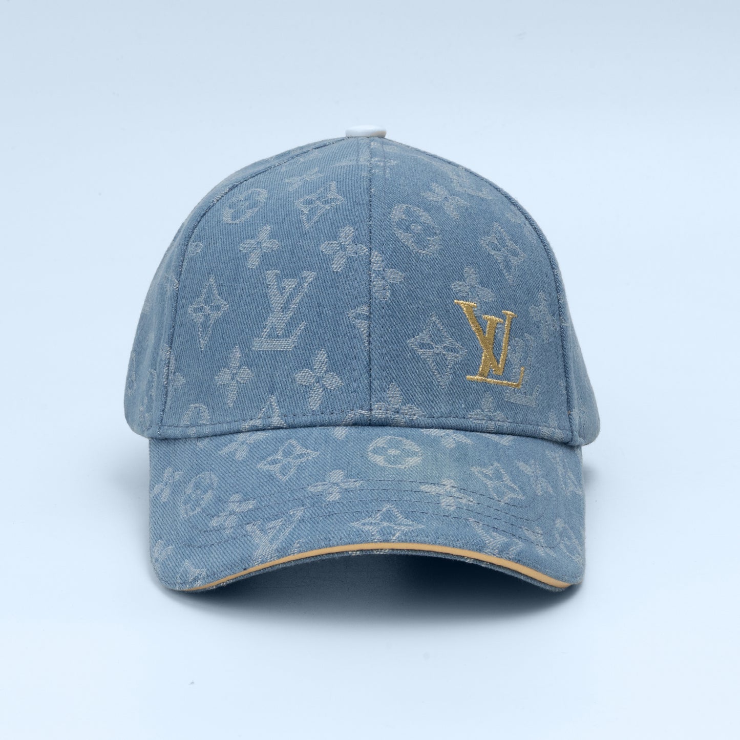 Skyline Monogram Denim Cap