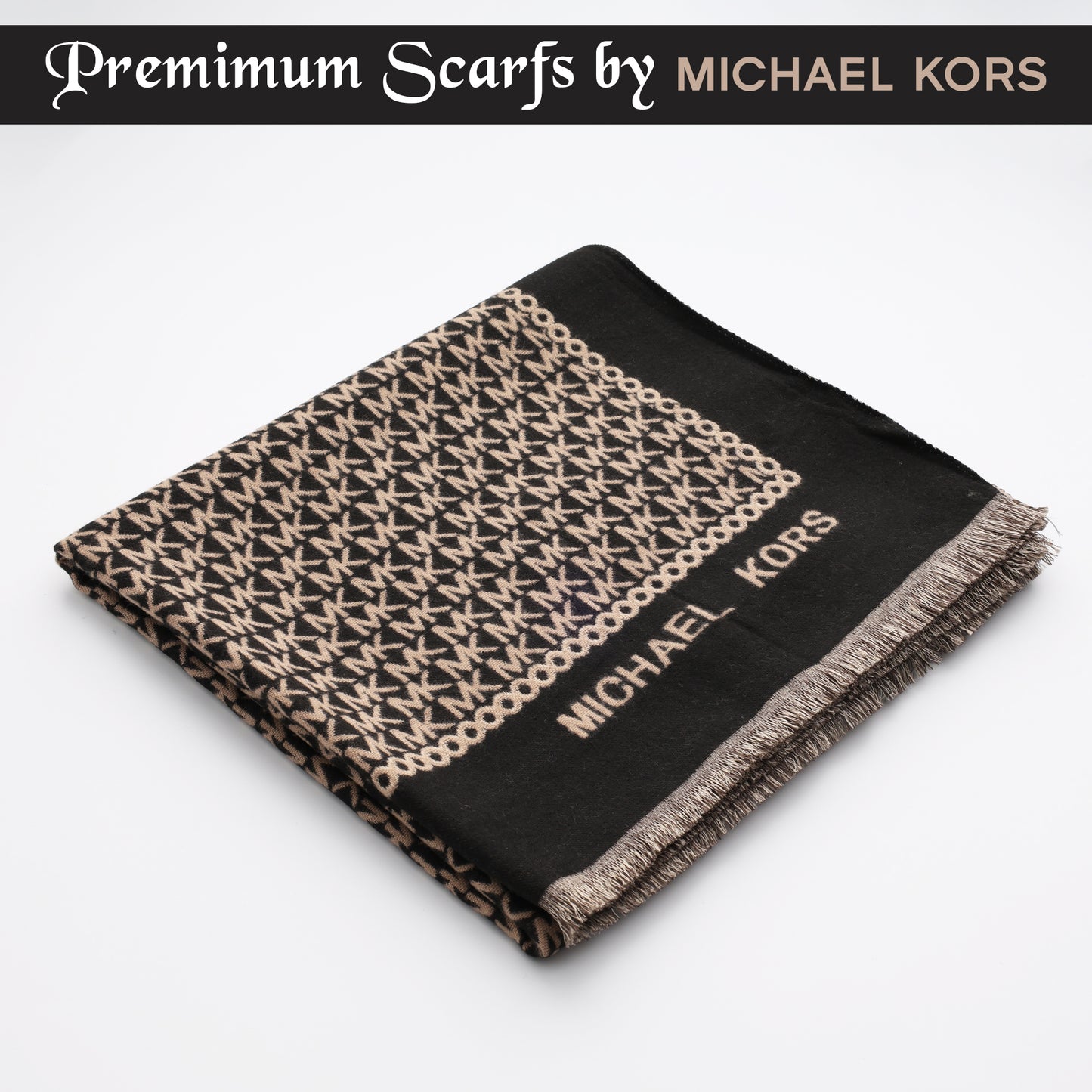 Signature Mono Luxe Scarf