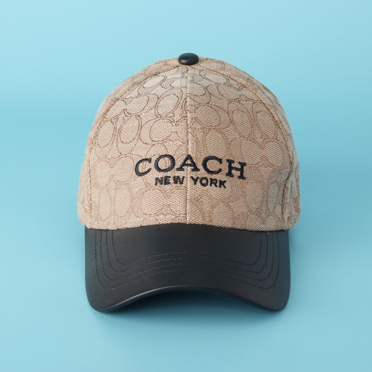 Signature Beige Cap – Classic New York Street Style
