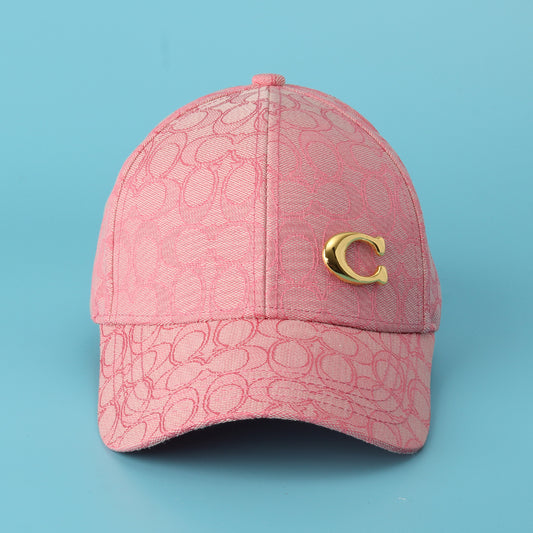 Blush Pink Monogram Cap