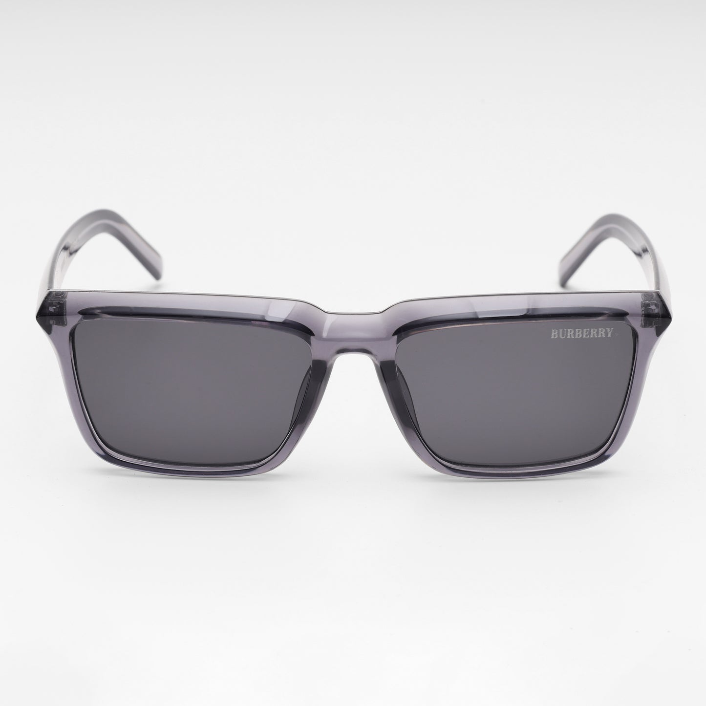Smoke Grey Rectangular Sunglasses