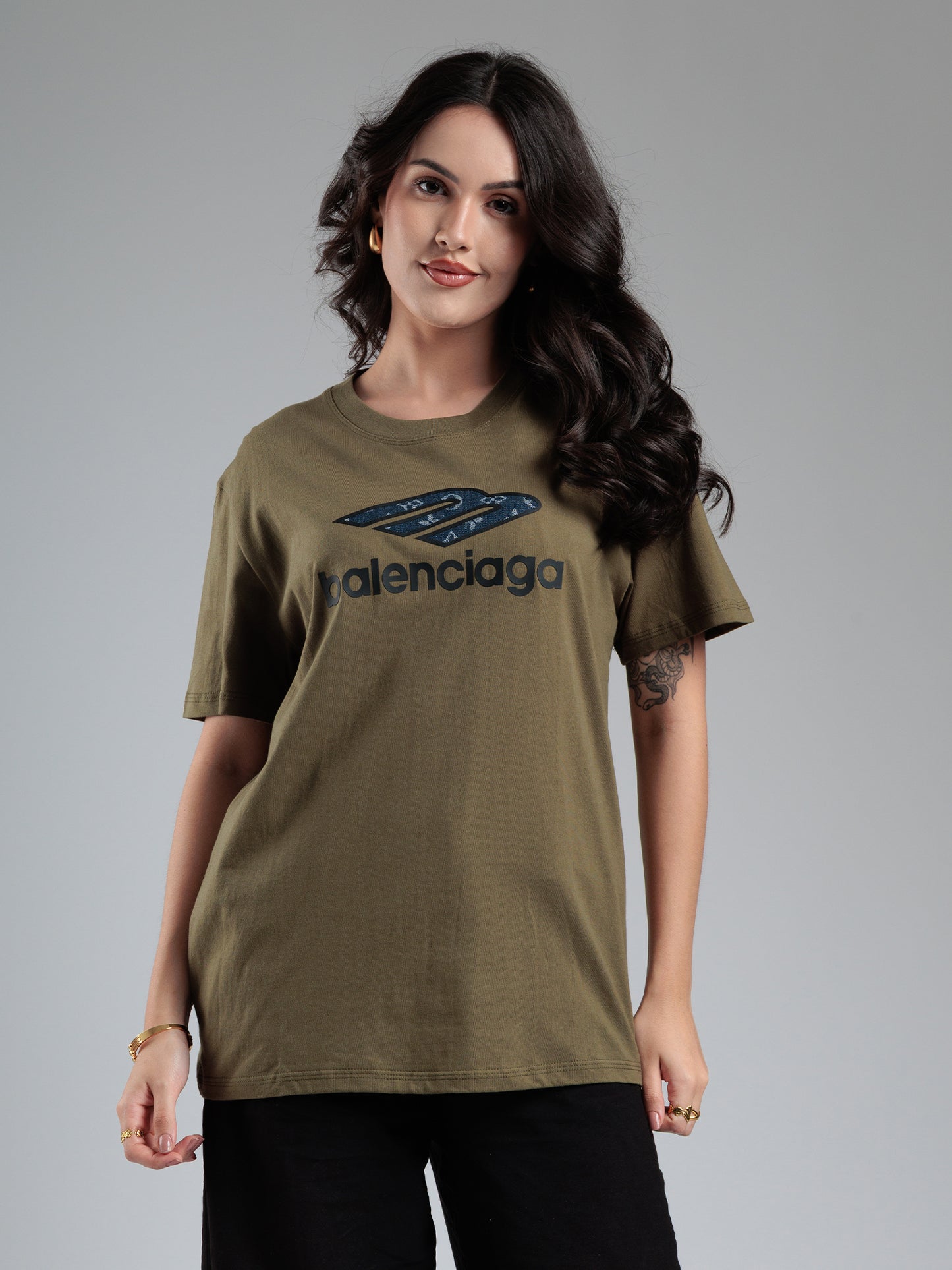 Olive Velocity Graphic T-Shirt