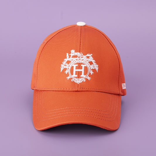 Hermès Orange Crest Cap