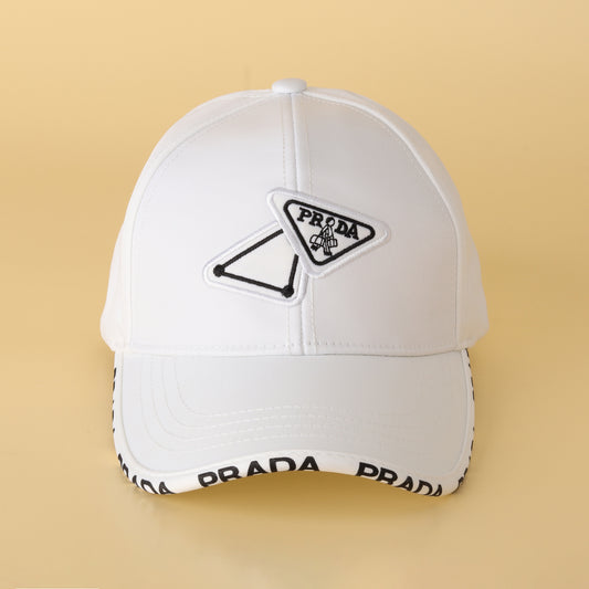 Prada White Luxury Baseball Cap