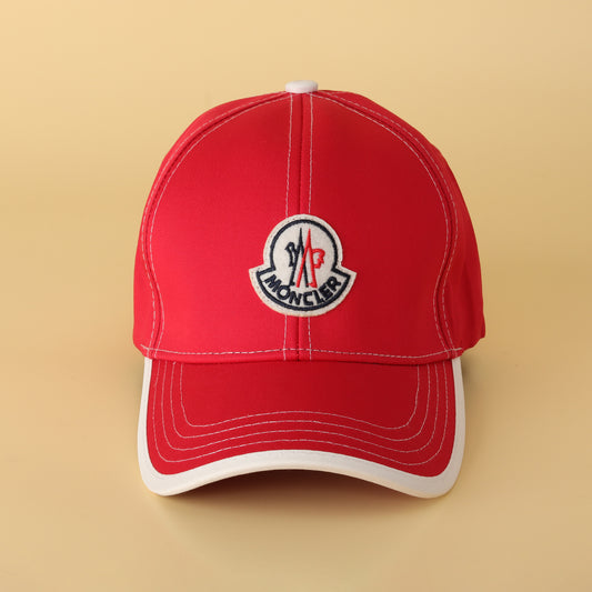 Moncler Red Classic Baseball Cap
