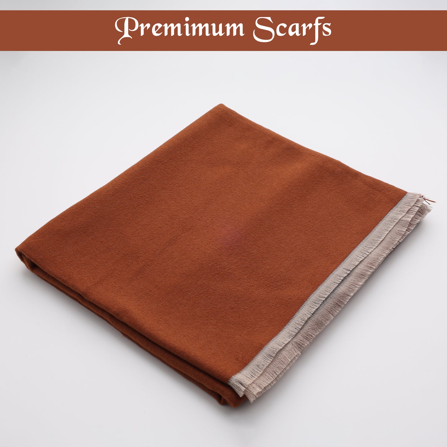 Rust Core Solid Scarf