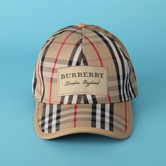 Classic Check Pattern Baseball Cap