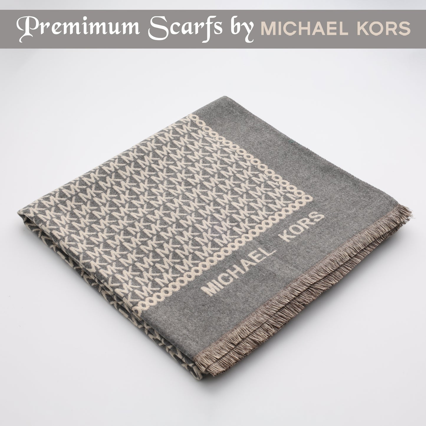 Stone Monogram Border Wrap