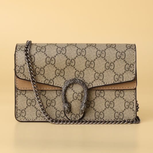 GG Supreme Beige Mini Shoulder Bag