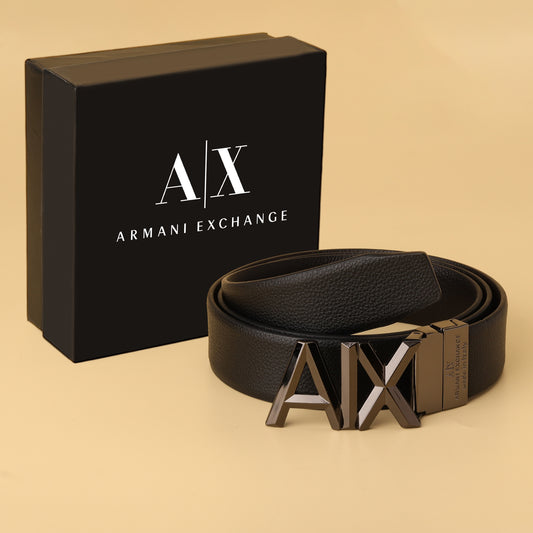 Exchange Logo  Leather Belt
