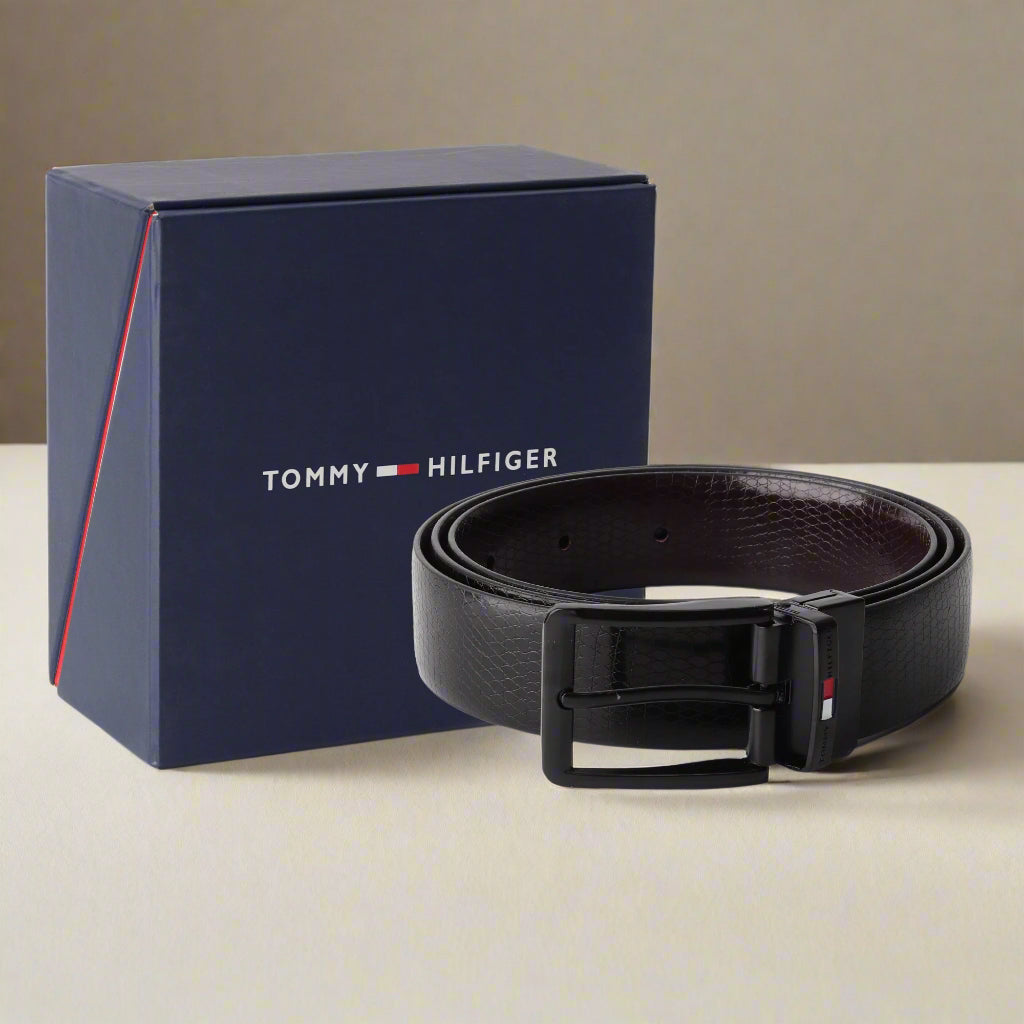 Croc-Tech Reversible Belt – Black Texture