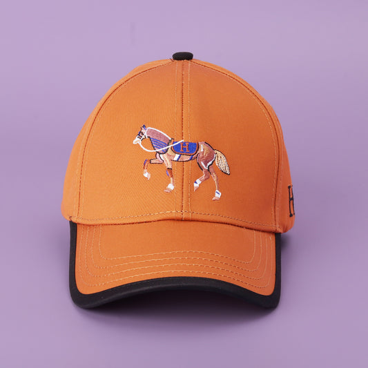 Hermès Horse Embroidered Cap