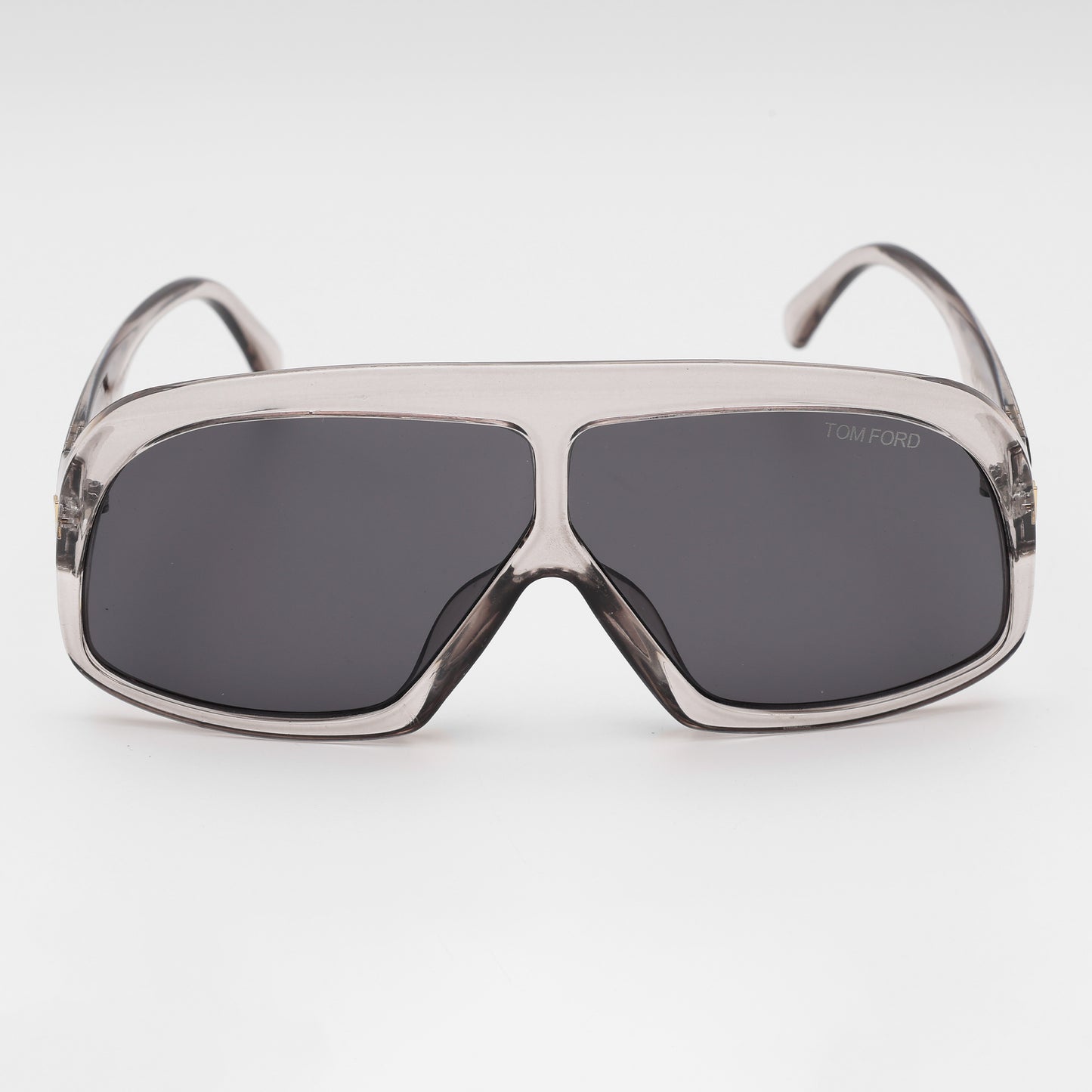 Smoke Crystal Shield Sunglasses