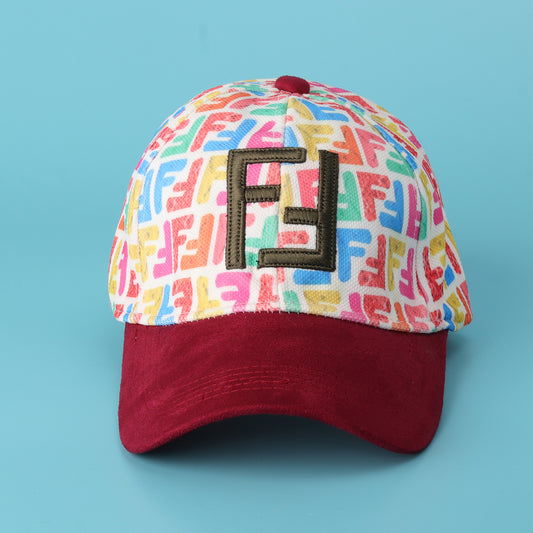 Fendi Multicolor Monogram Cap