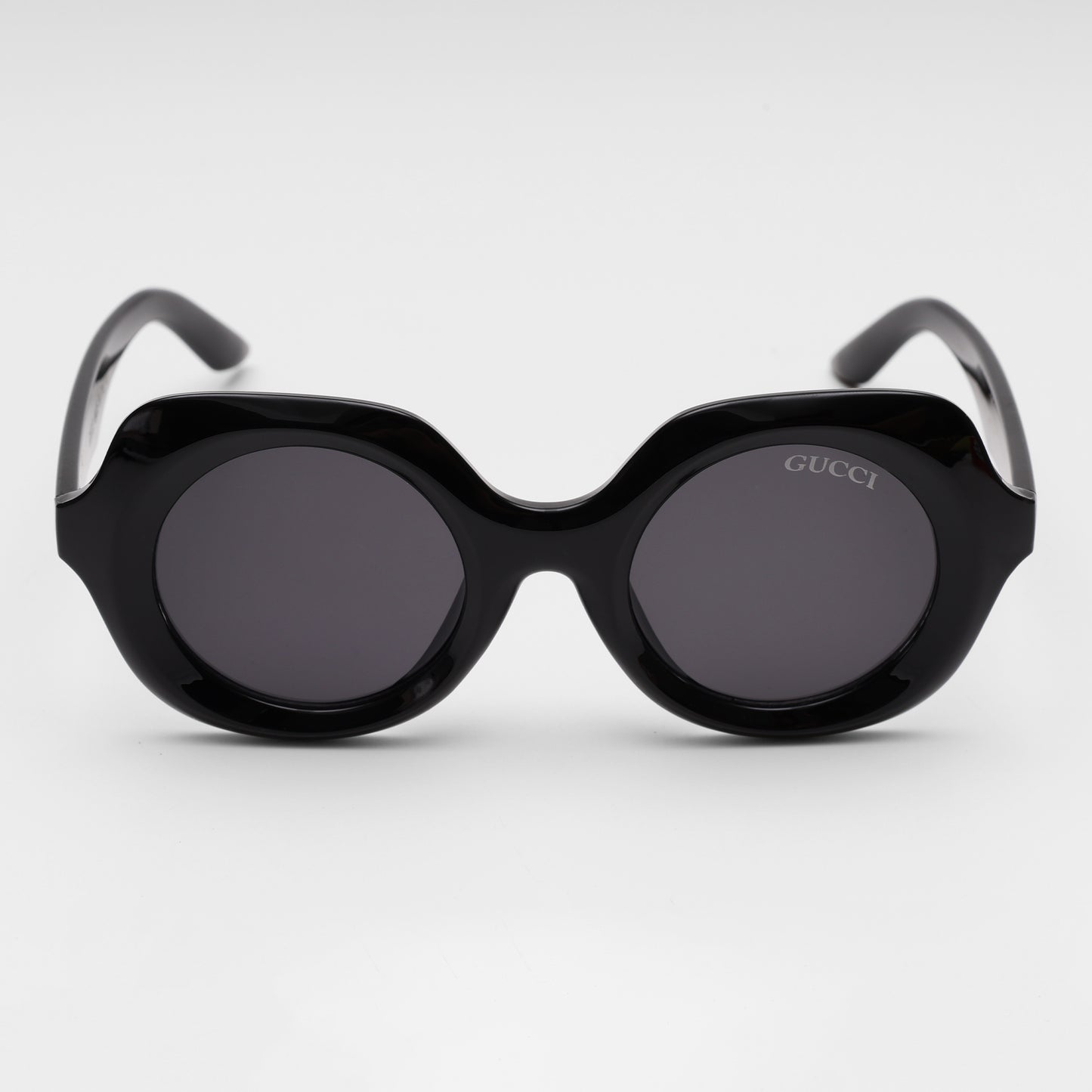 Retro Round Black Sunglasses