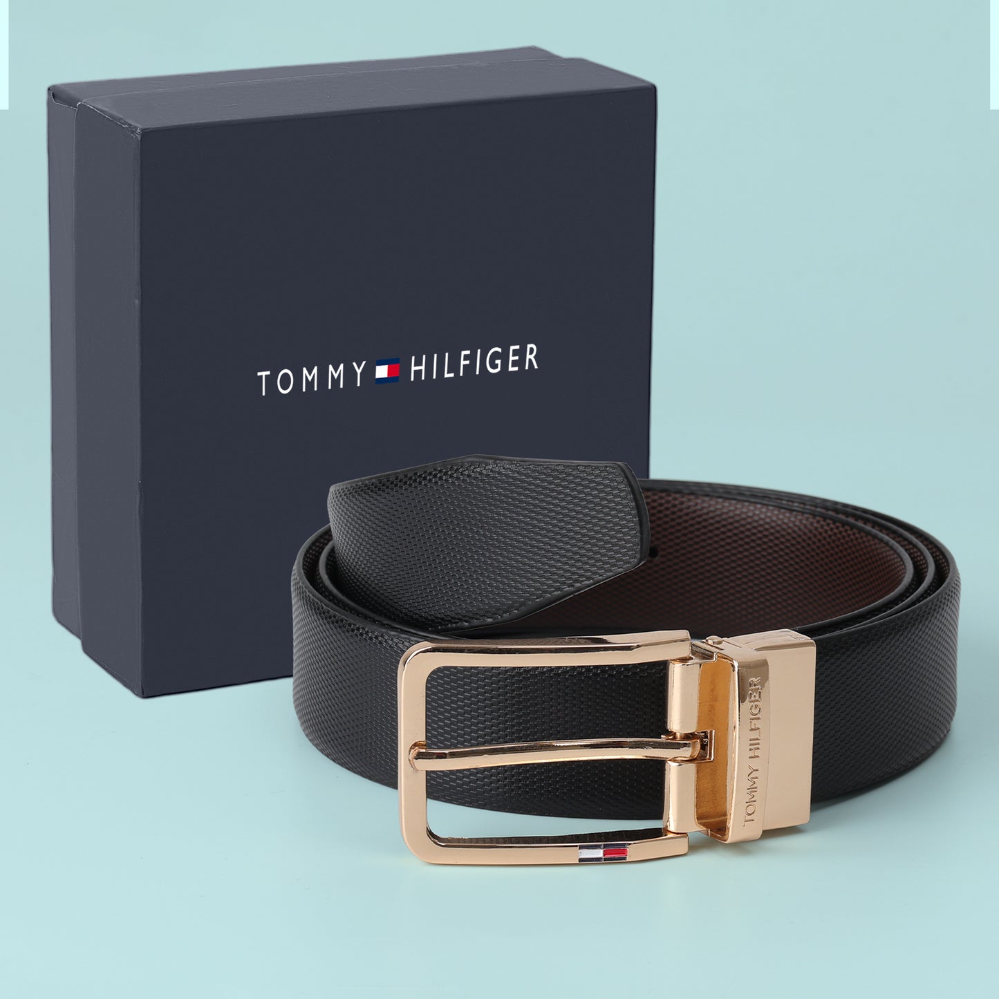 Rose-Gold Weave Statement Belt