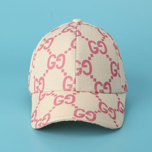 Pink Monogram Baseball Cap