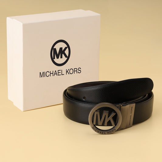 Circular Monogram Buckle Belt