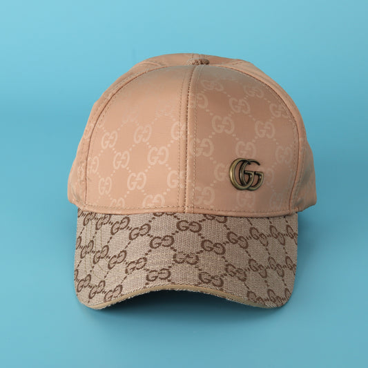 Gucci-Inspired Monogram GG Canvas Baseball Cap