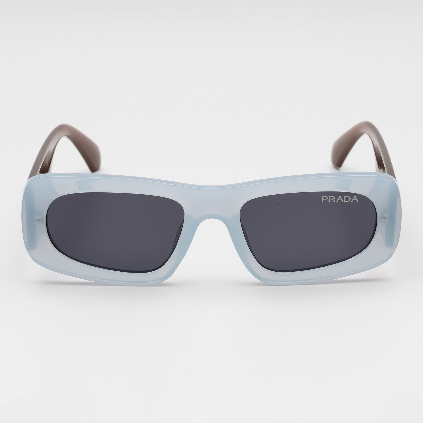 Glacier Blue Rectangle Sunglasses