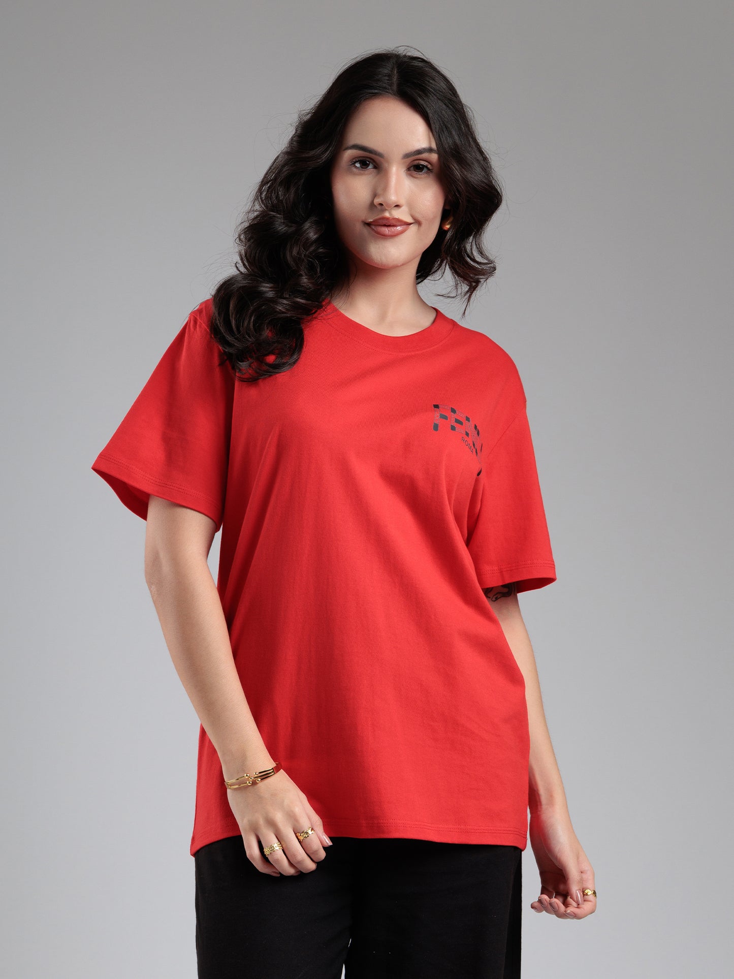 Crimson Minimal Logo T-Shirt