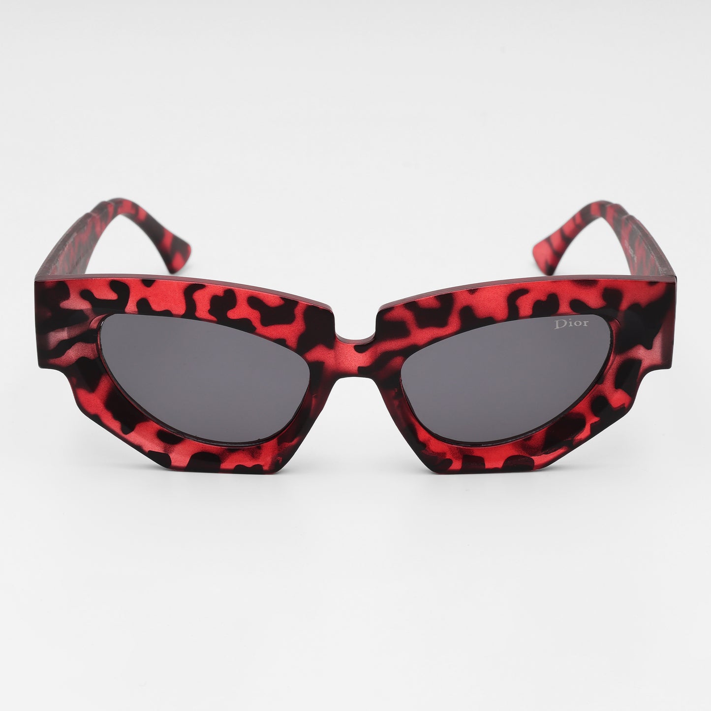 “Red Camo Impact” Cat-Eye Sunglasses