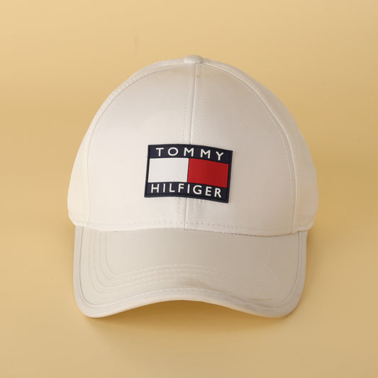 Hilfiger White Classic Logo Cap