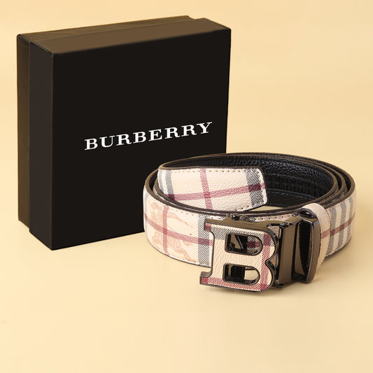 Check B Buckle Belt