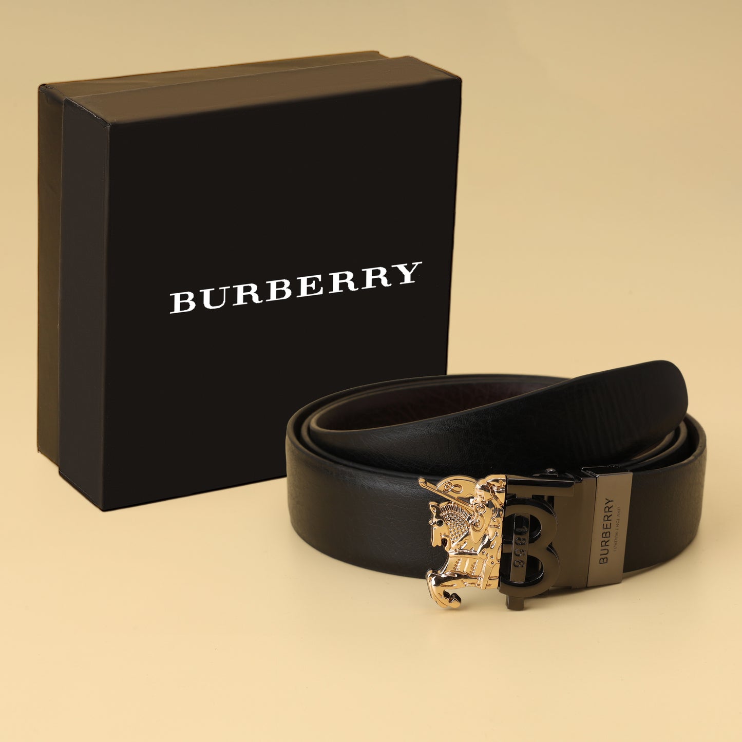 Crest Emblem Buckle Belt