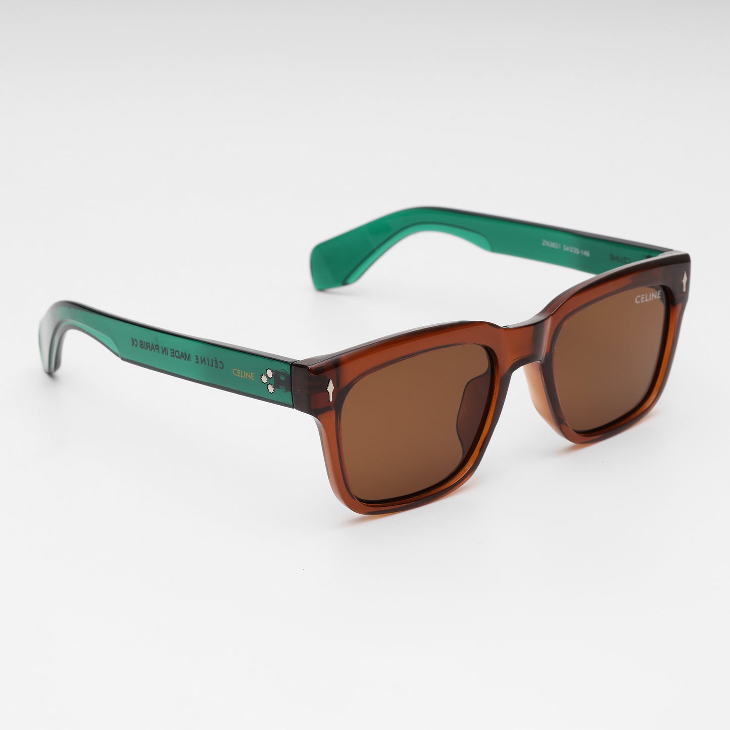 Paris Havana-Green Statement Sunglasses