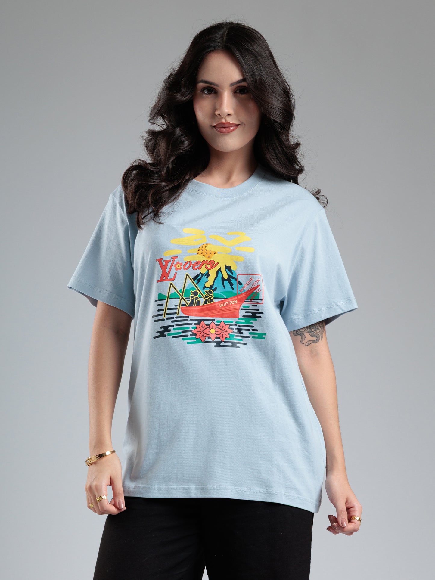 Skyline Voyage Graphic T-Shirt