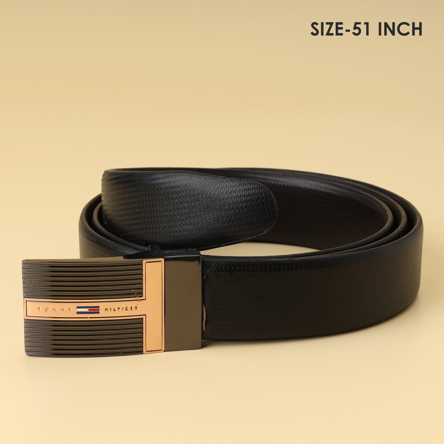 Hilfiger Signature Gold T Belt