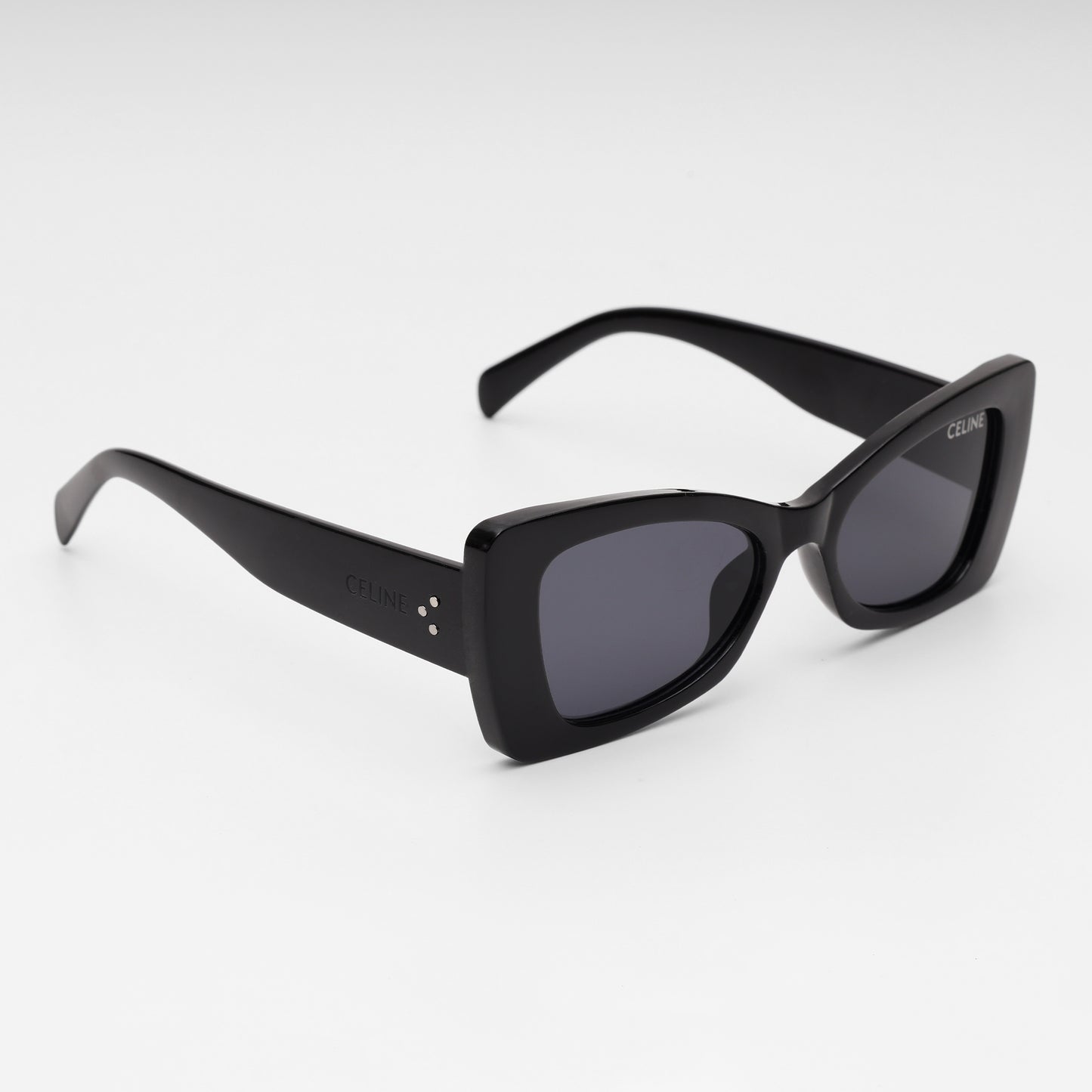 “Icon Noir” Cat-Eye Sunglasses