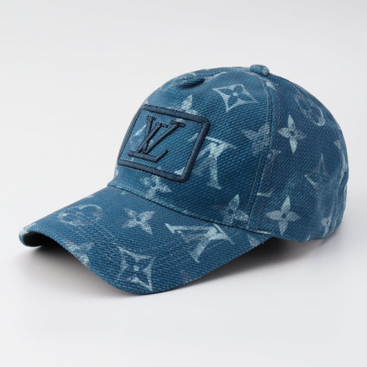 Denim Monogram Cap