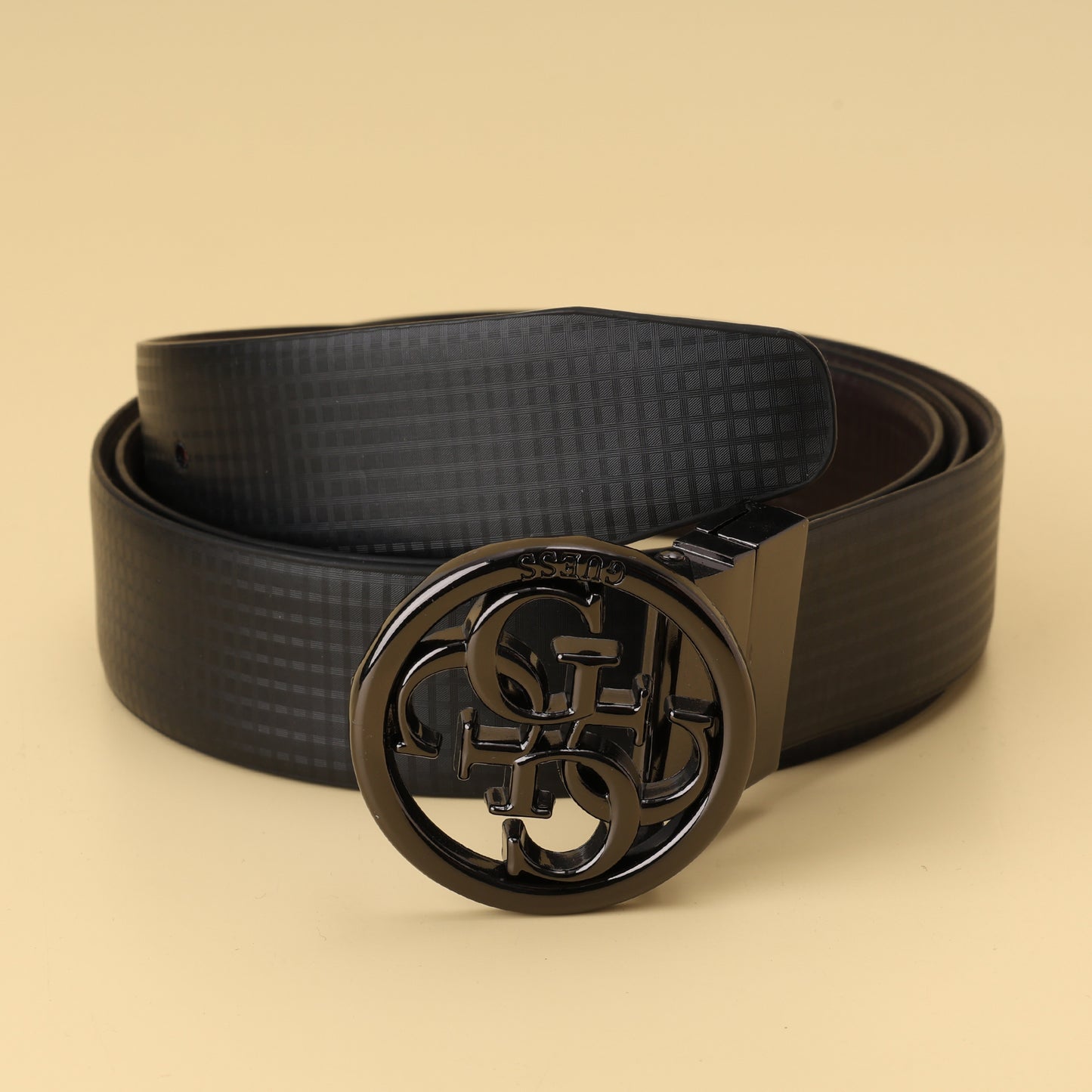 Noir Emblem Luxe Belt