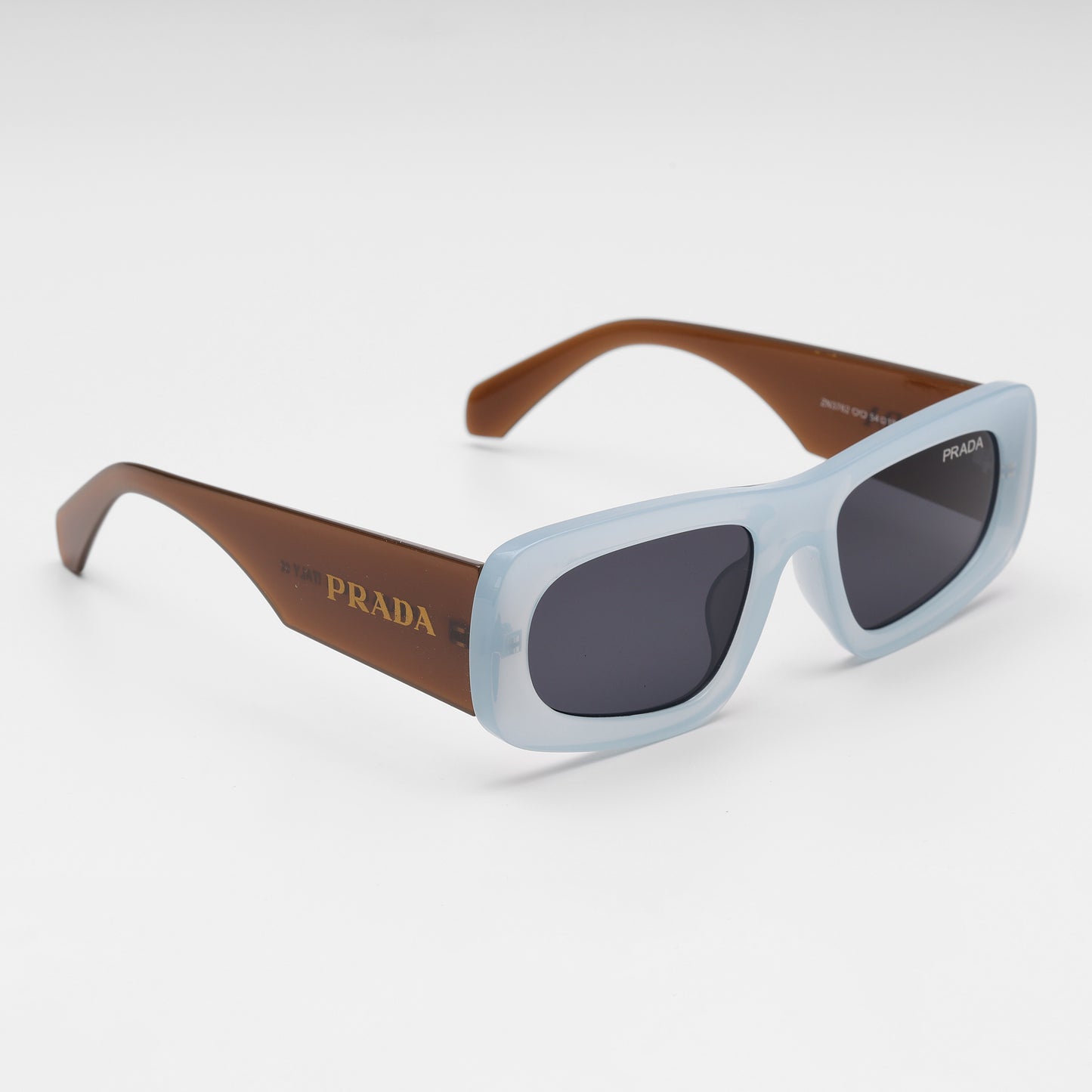 Glacier Blue Rectangle Sunglasses