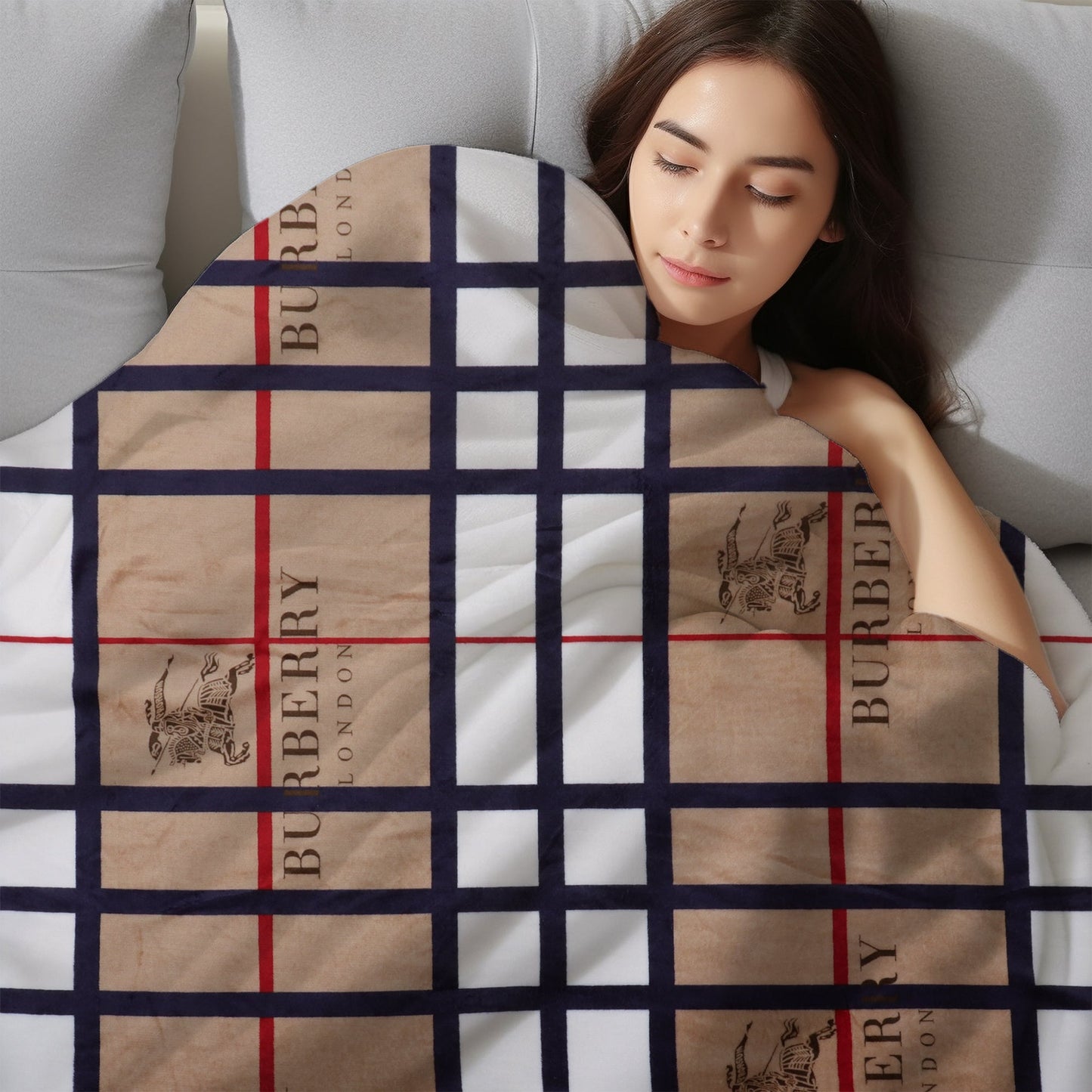 London Classic Check Throw AC Blanket