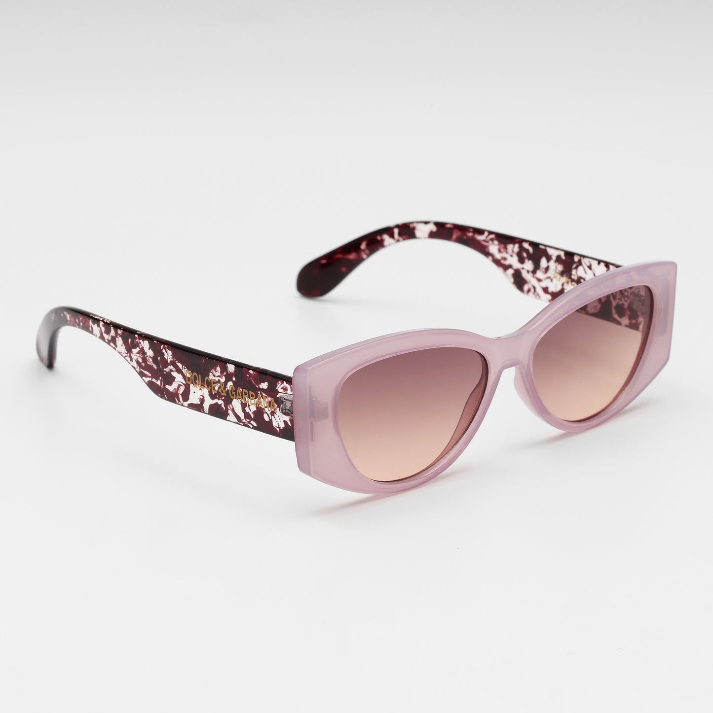 Lilac Marble Cat-Eye Sunglasses
