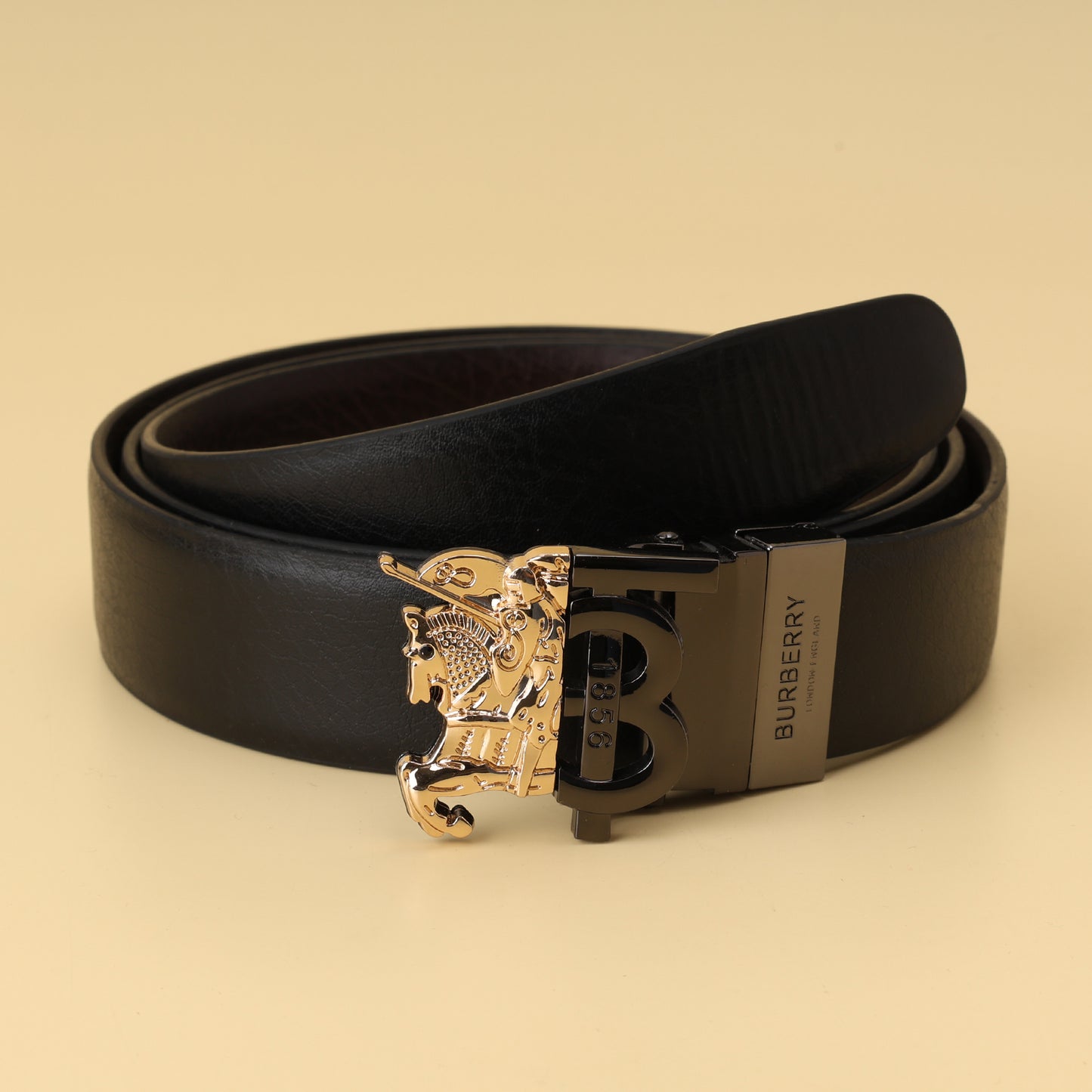 Crest Emblem Buckle Belt