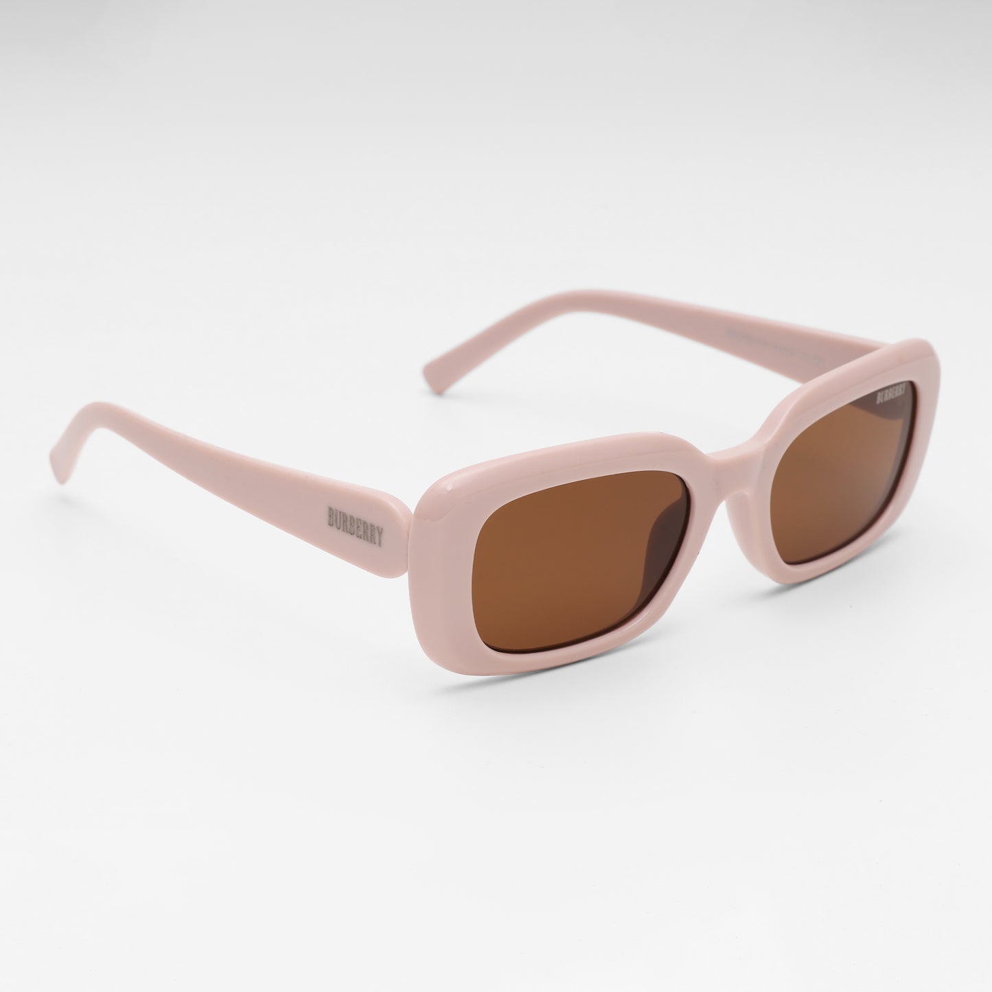 Blush Luxe Rectangular Sunglasses